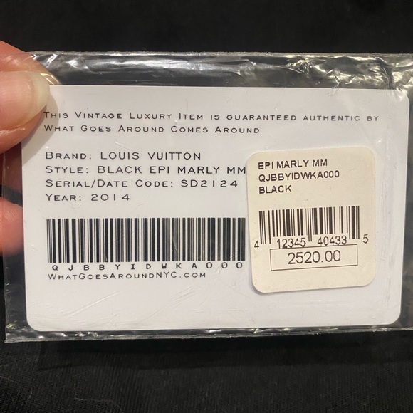 Louis Vuitton Marly Handbag Epi Leather MM - Picture 8 of 8